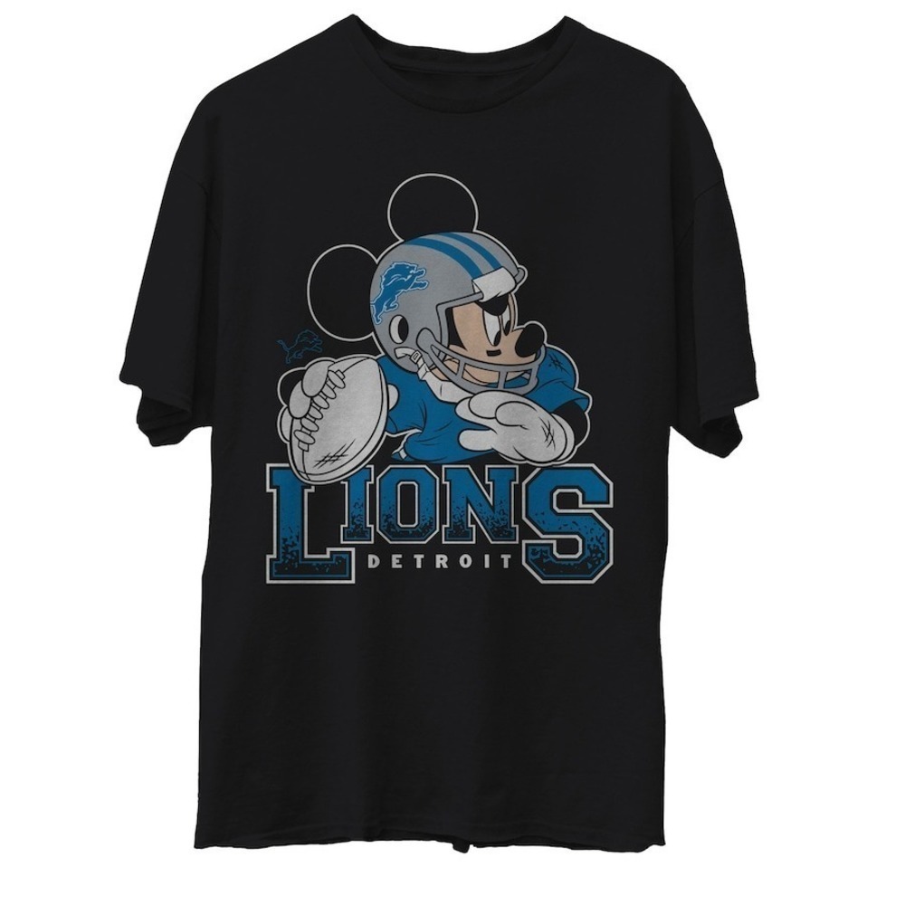 Detroit Lions Disney Mickey Qb Tshirt